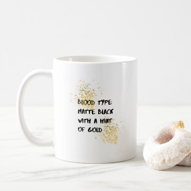 Citation Motivationnelle Café Mug (Avec donut)