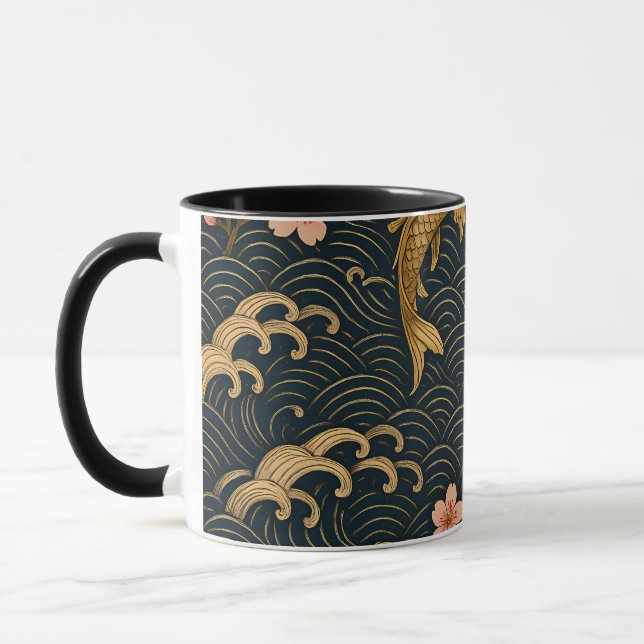 Citation Motivationnelle Café Mug - Commencez votr (Gauche)