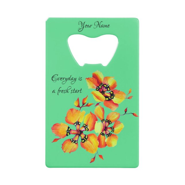 Citation motivationnelle et inspirante peinte à la (Devant)