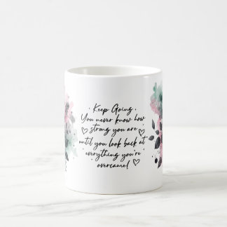 Citation motivationnelle inspirante Arbre Café Mug