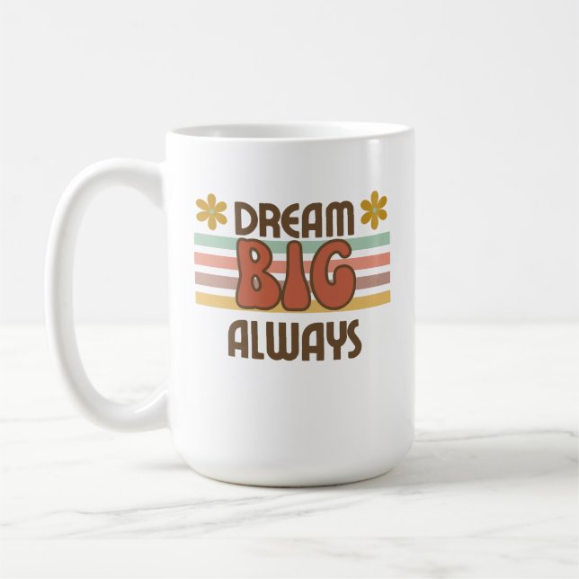 Citation motivationnelle style années 70 MUG (Gauche)