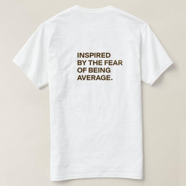 Citation motivationnelle T-shirt - "Hustle in Sile (Design dos)