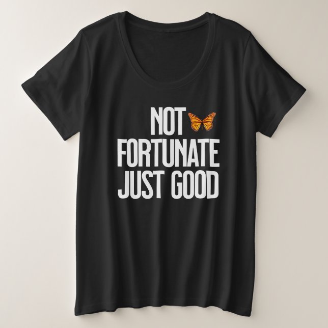Citation Papillon Monarch 'Pas De Chance, Simpleme (Design devant)