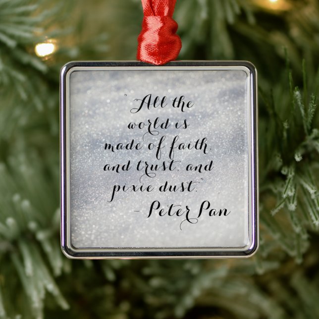Citation Peter Pan | Ornement (Arbre)