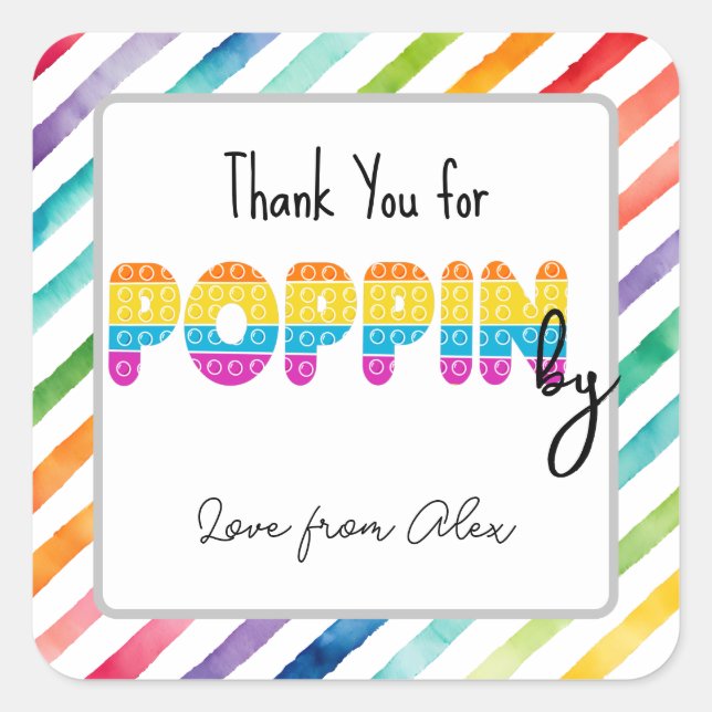 Citation Poppin ajouter votre autocollant (Devant)