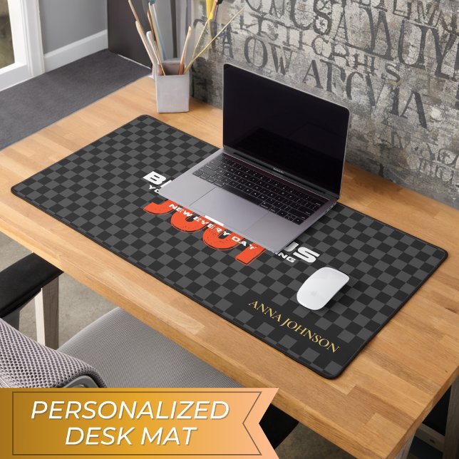 Citation Positive "Soyez Curieux" Nom Personnalisé (Créateur téléchargé)