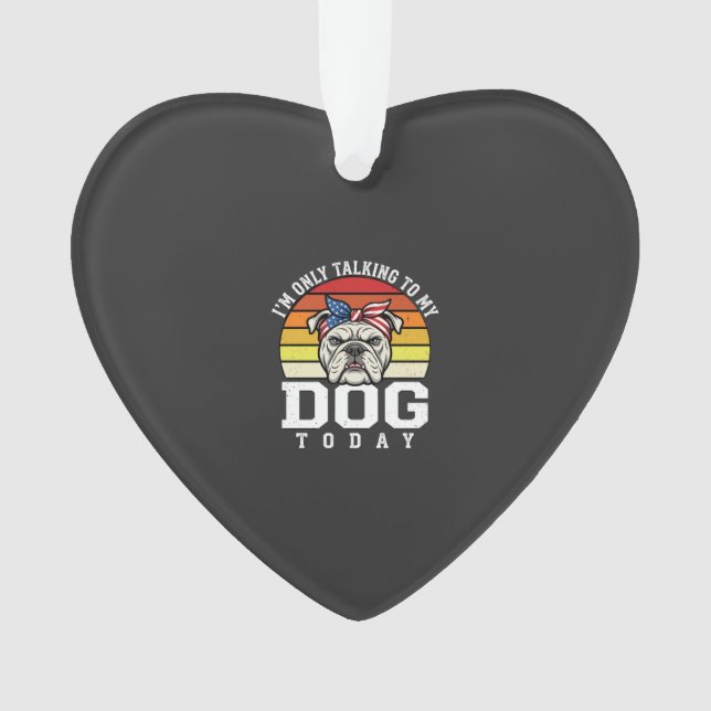 Citation Rétro pour Amoureux de Bulldog Drôle (devant)