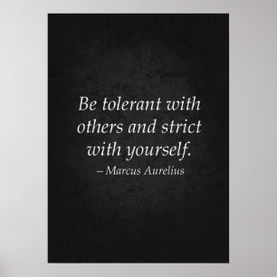 Citation stoïque - Affiche motivationnelle