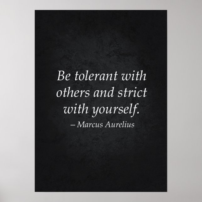 Citation stoïque - Affiche motivationnelle (Devant)