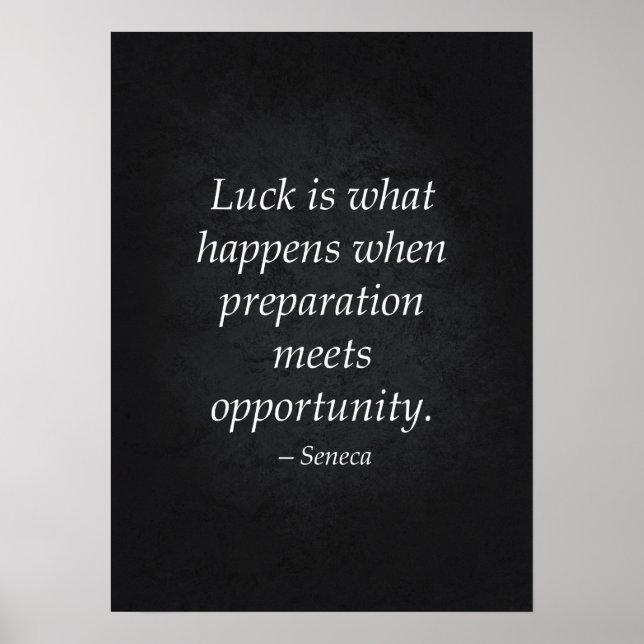 Citation stoïque - Affiche motivationnelle (Devant)