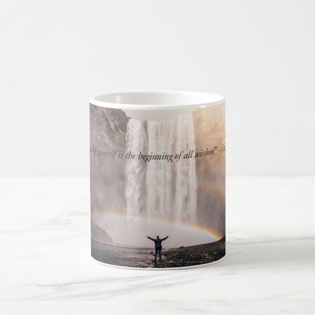 Citation sur la connaissance de soi - Tasse (Centre)