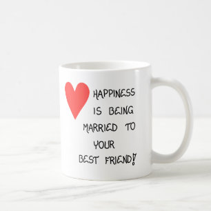 Citation sur l'amour, le mariage - Mug en céramiqu