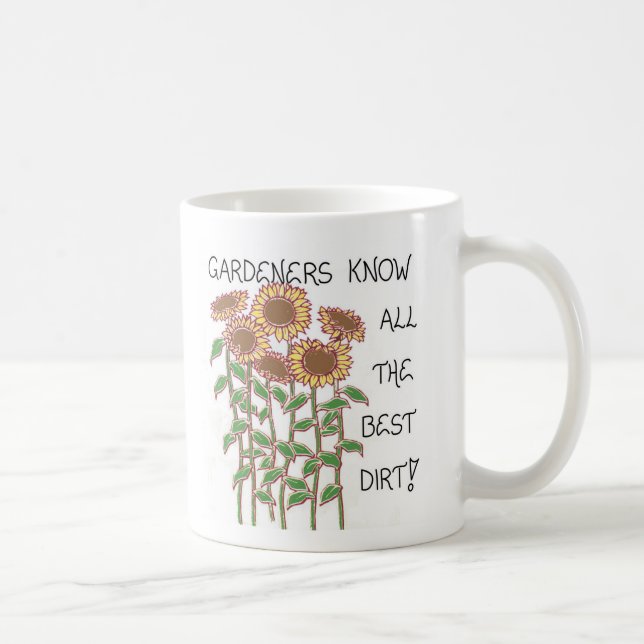 Citation sur le jardinage - Mug (Droite)