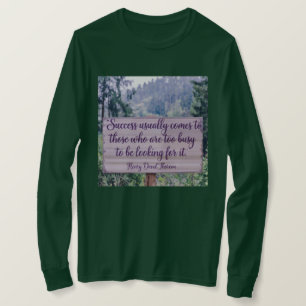 Citation T-Shirt pour femme Succès Thoreau
