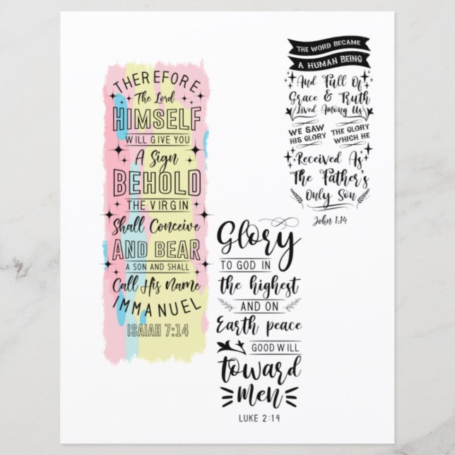 Citations chrétiennes religieuses Jésus verset bib (Devant)