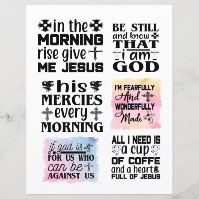 Citations chrétiennes religieuses Jésus verset bib (Devant)
