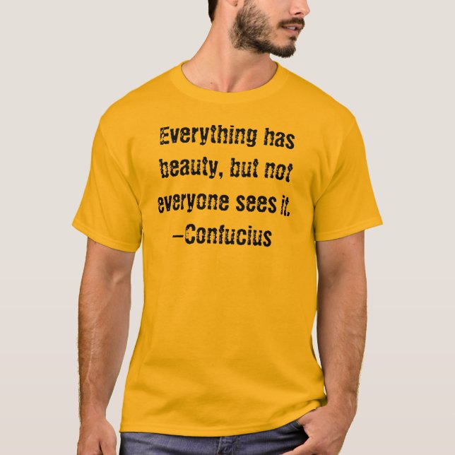 Citations-Collection Dude : T-shirt Ev'thing-Confu (Devant)