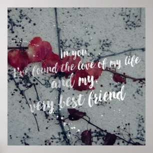 Citations d'amour pour lui - Poster de typographie