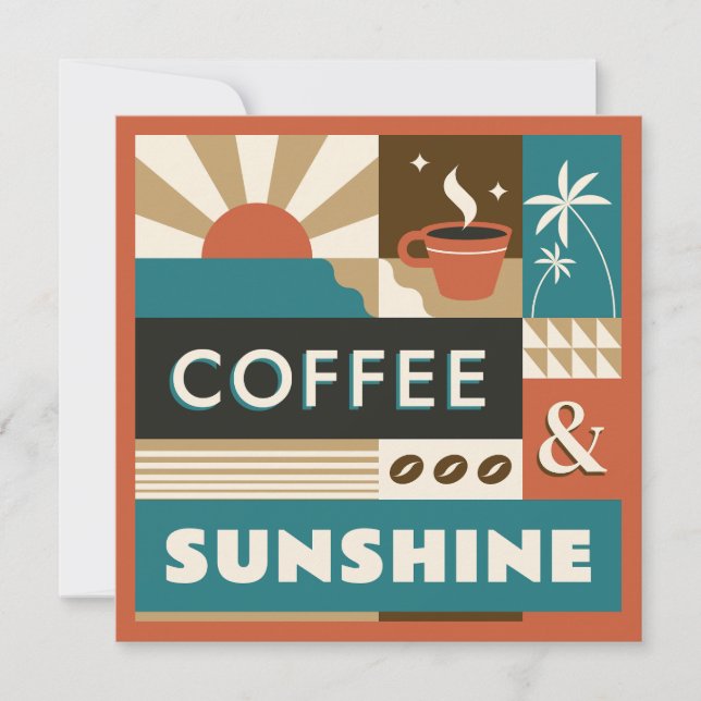 Citations de café coloré en texte personnalisé (Devant)