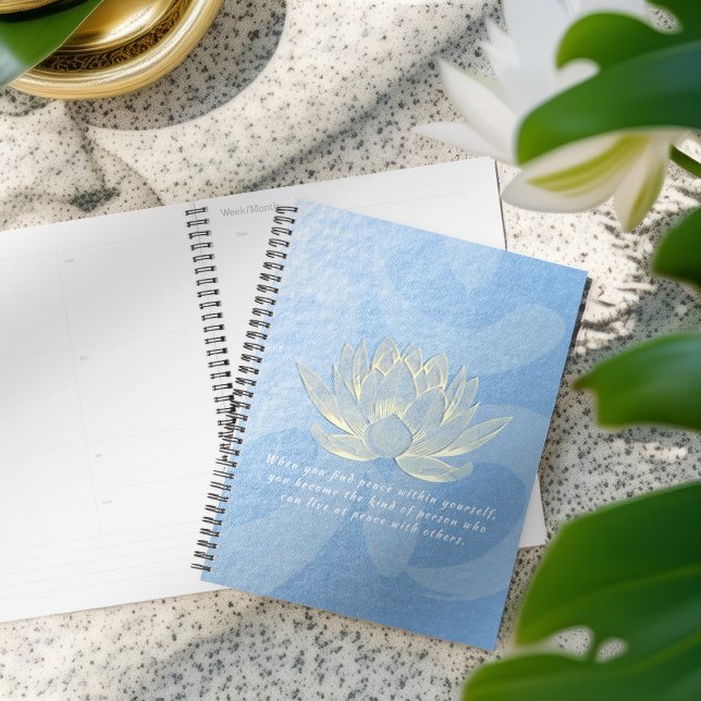 Citations de l'instructeur de méditation Blue Gold (Créateur téléchargé)