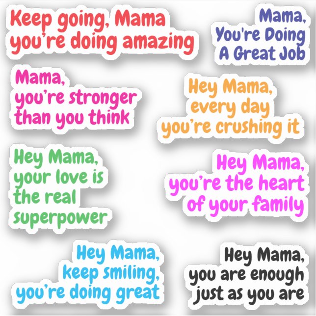 Citations de maman du bon travail | Stickers de me (Devant)