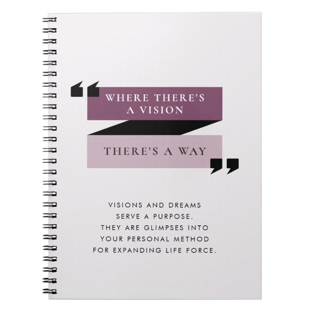 Citations de motivation Journal de visions et de r (Devant)