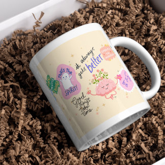 Citations de motivation santé mentale Mug positif