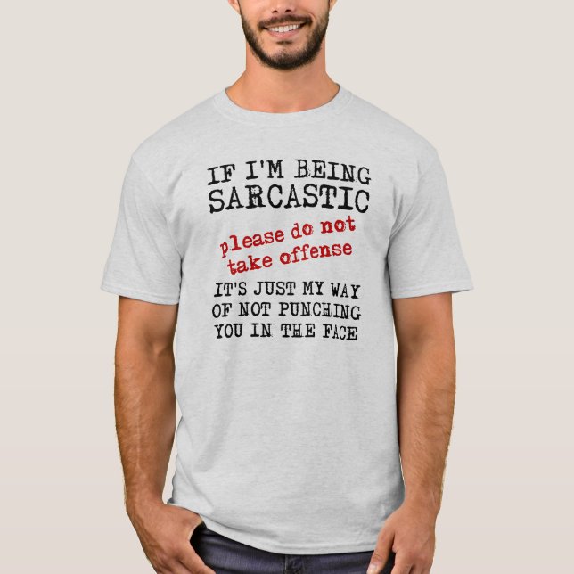 Citations de T-Shirt drôles d'injure sarcastique (Devant)