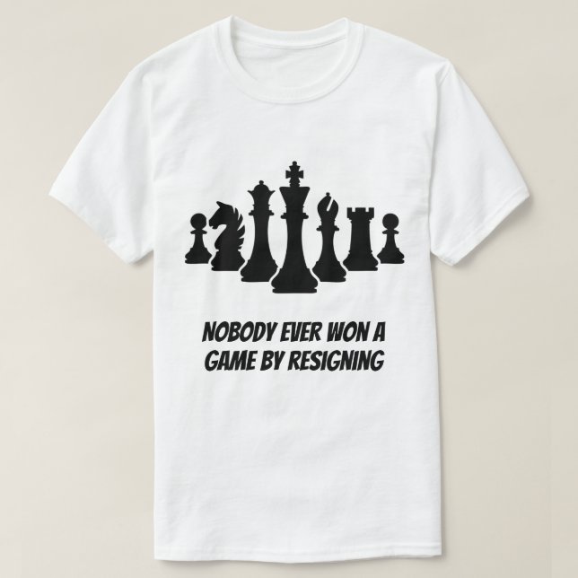 Citations D'Échecs Inspirationnelles T-shirt Homme (Design devant)