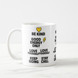 Citations d'énergie positive Mug noir