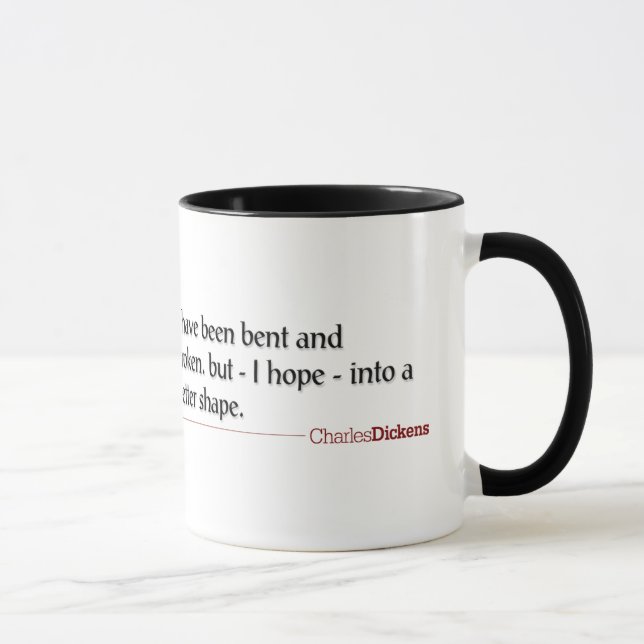 Citations Dickens - Bent and Broken Mug (Droite)