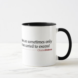 Citations Dickens - Vices/Vertus Mug