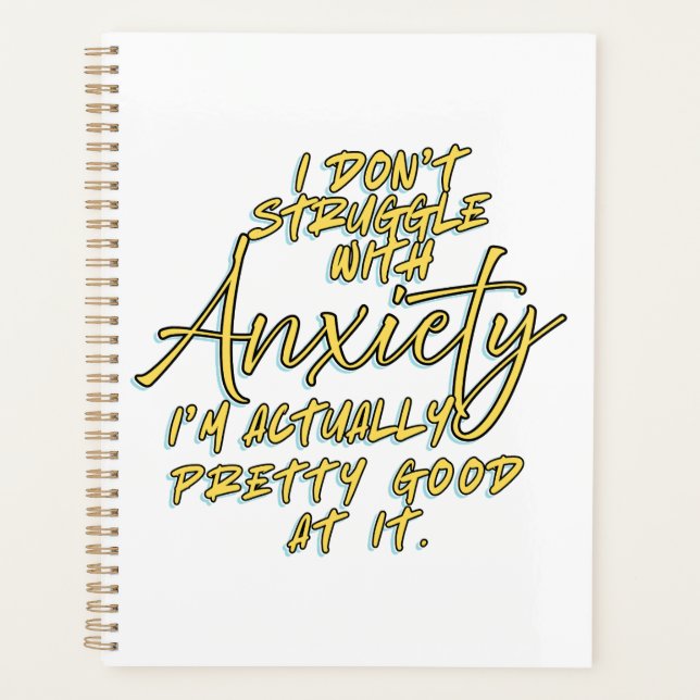 CITATIONS DRÔLES POUR L'ANXIÉTÉ (Devant)