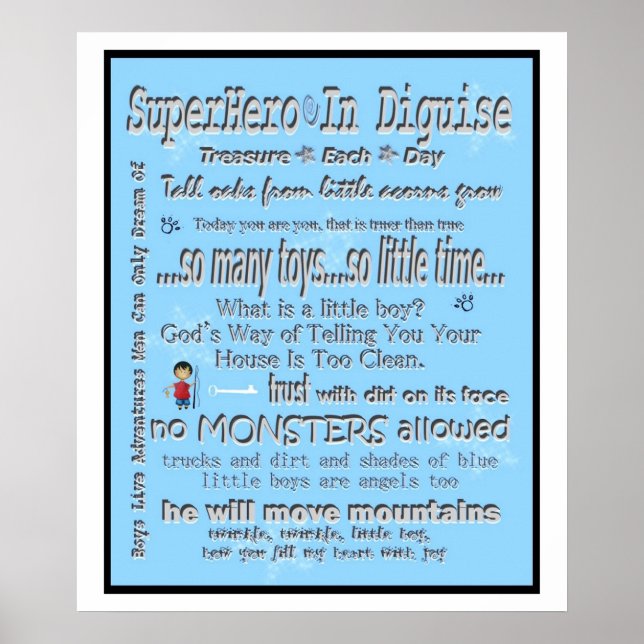 Citations et Discours Boys Room Métro Poster d'art (Devant)