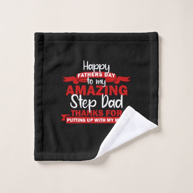 Citations grand-père | Extraordinaire Step papa (Gant de toilette)