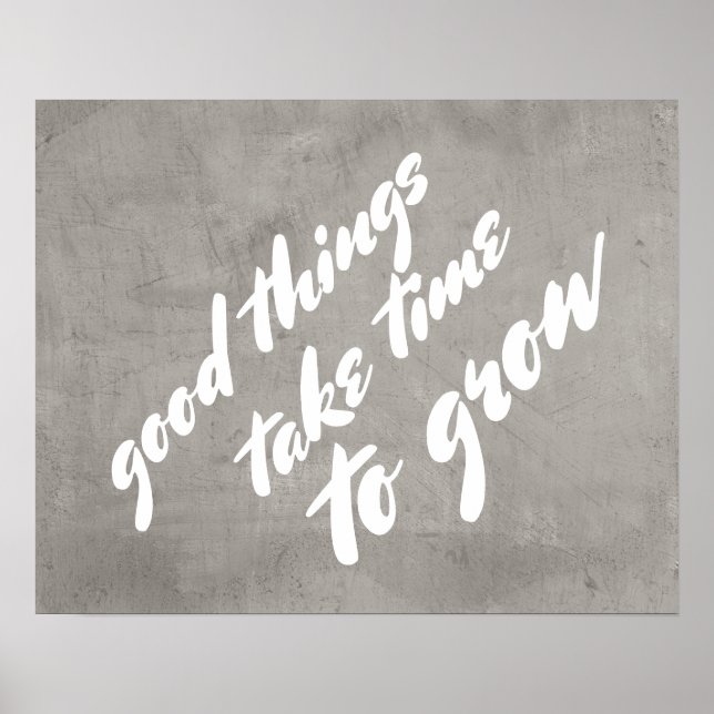 citations inspirantes poster les bonnes choses pre (Devant)