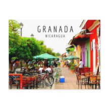 Cité coloniale de Grenade Nicaragua Carte postale