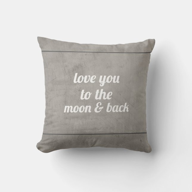 citez l'amour coussin pour vous à la lune et le do (Recto)