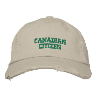 Citoyen canadien Casquette brodé