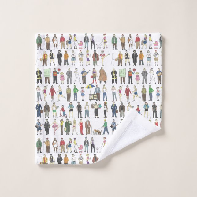 Citoyens de New York Voisins (Gant de toilette)