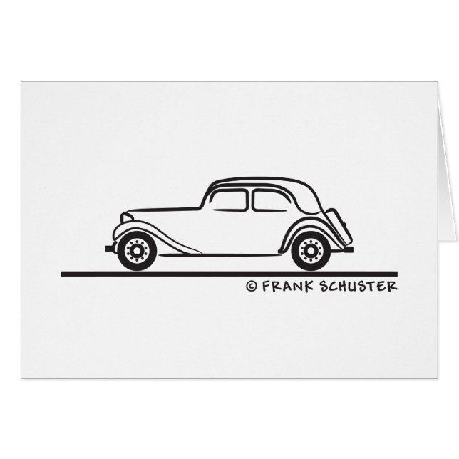 Citroën Traction Avant 15 (Devant horizontal)