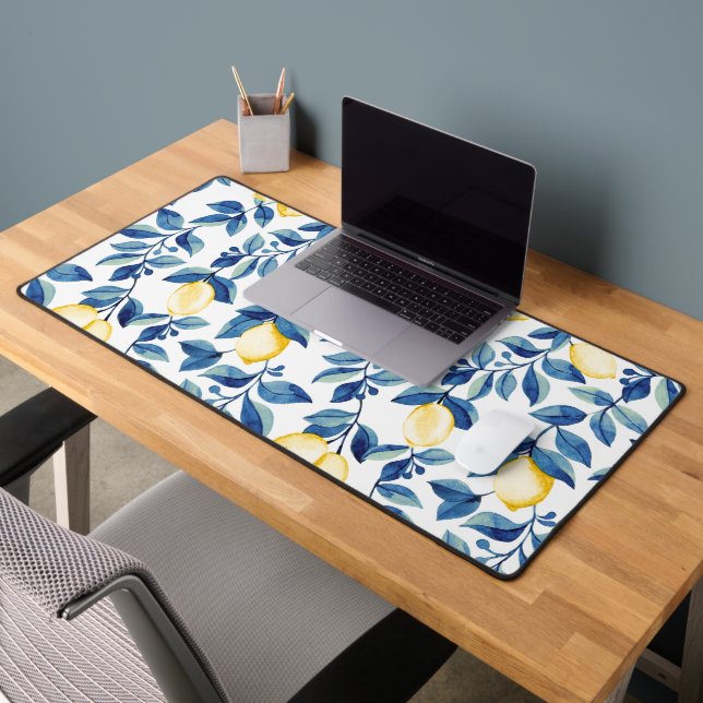 Citron Aquarelle Bleu (Bureau 2)