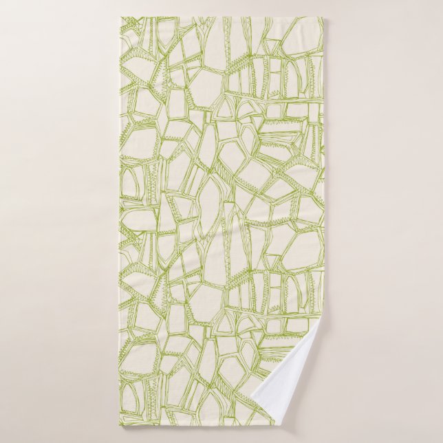 CItron BROKEN blanc (Serviette de bain)