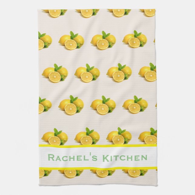Citron citrons Serviettes de cuisine (Vertical)