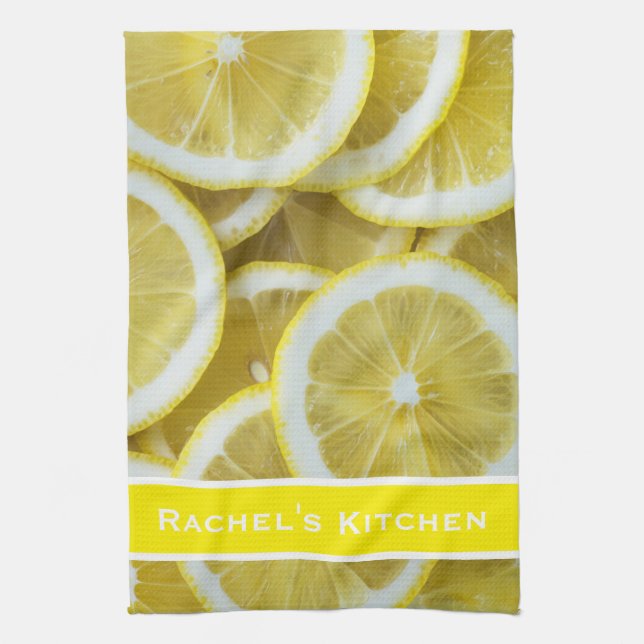 Citron citrons Serviettes de cuisine (Vertical)