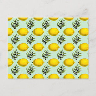 Citron et olives Forever Carte postale