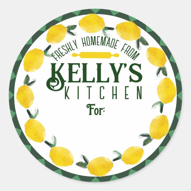 citron fruits cuisine cuisson étiquette cadeau aut (Devant)