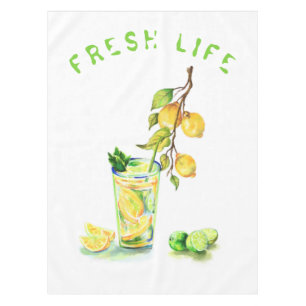Citron Jus Cool Boire Citron Nappe Cadeau