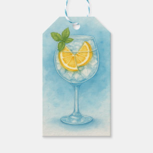 Citron & Menthe Gin & Tonic – Étiquettes Cadeaux A