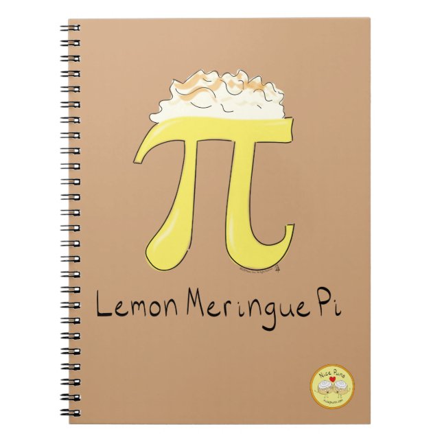 Citron Meringue Pi Cute Math Pi Carnet de jour (Devant)